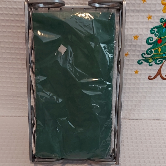 Other - NWOT Metal Napkin holder with disposable napkins